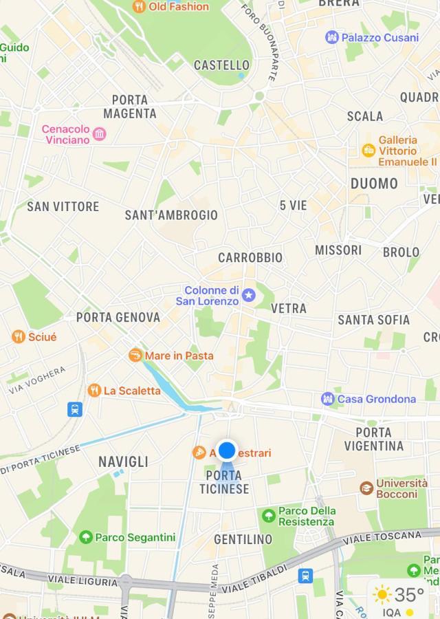 Navigli Top Floor Apartment 15 Mins From Duomo 米兰 外观 照片